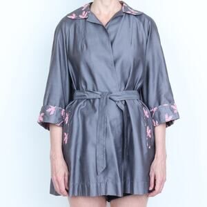 Vintage 1950s Schiaparelli Swim Robe / Mini Dress